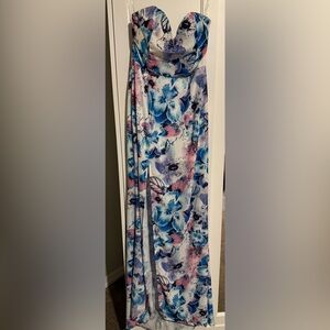Dainty Hooligan Blue and Pink Floral Dress